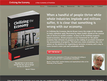 Tablet Screenshot of civilizingtheeconomy.com